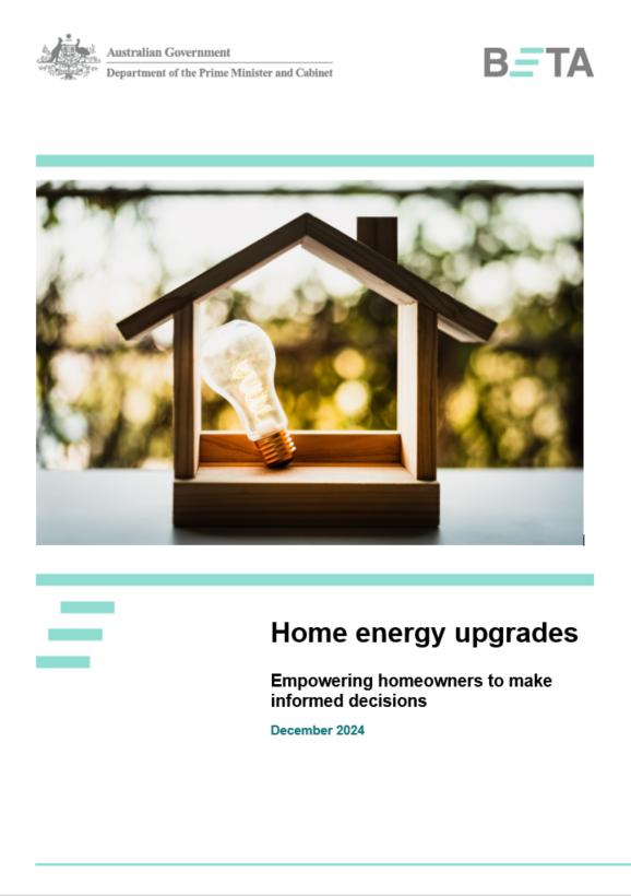 Home energy upgrades cover.