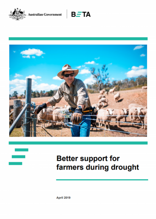 Better support for farmers during drought April 2019 (cover)