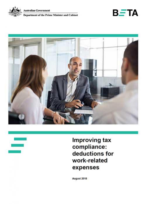Improving tax compliance: deductions for work-related expenses (August 2018)
