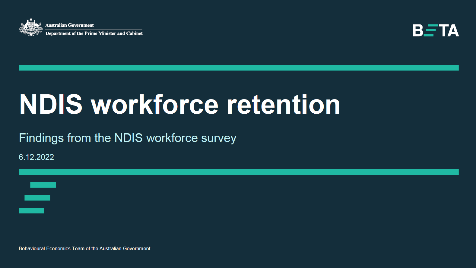 NDIS workforce retention report cover