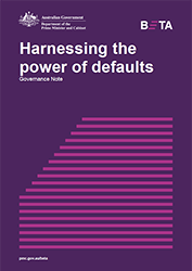 Select to open Harnessing the power of defaults - PDF